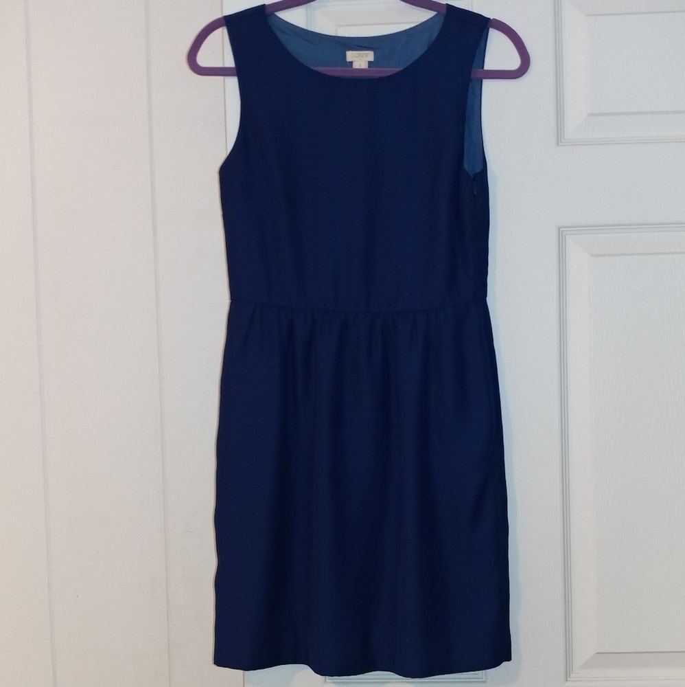 J. Crew blue dress